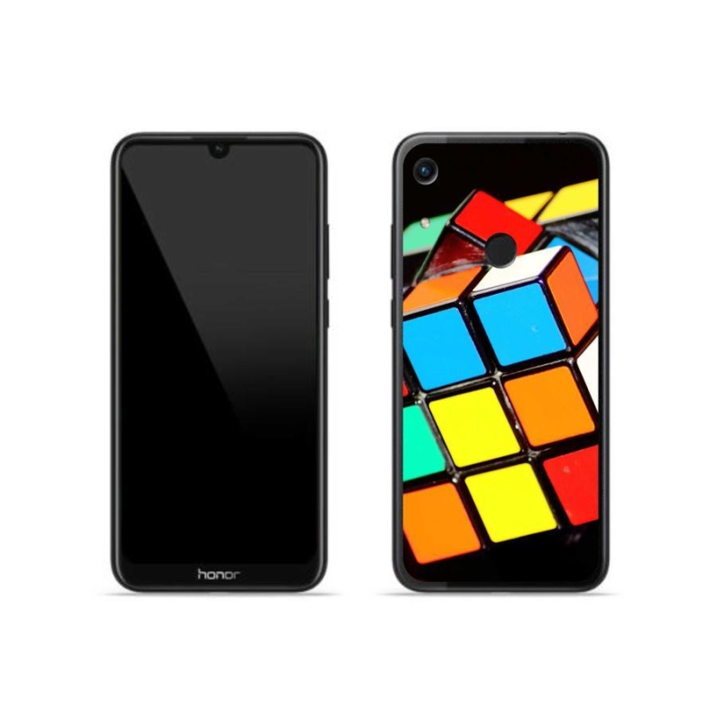 Gél tok mmCase a Honor 8A számára - Rubik-kocka
