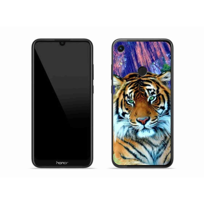 Gél tok mmCase a Honor 8A számára - tigris