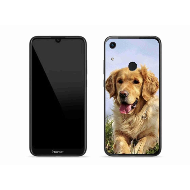 Gél tok mmCase a Honor 8A számára - arany retriever