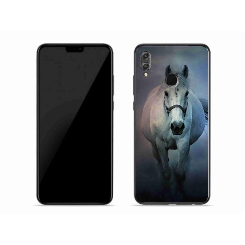 Gél tok mmCase a Honor 8X számára - futó fehér ló