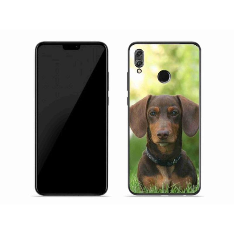 Gél tok mmCase for Honor 8X - barna tacskó