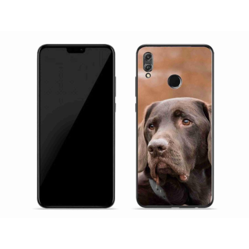 Gél tok mmCase a Honor 8X-hez - barna labrador