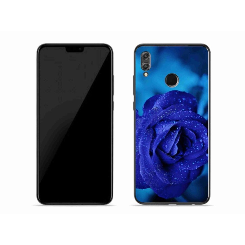 Gél tok mmCase a Honor 8X készülékhez - kék rózsa