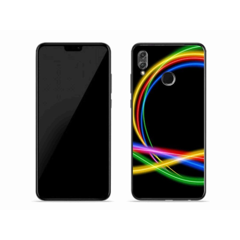 Gél tok mmCase a Honor 8X készülékhez - neon körök