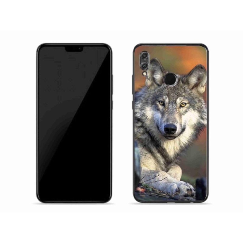 Gél tok mmCase a Honor 8X számára - farkas