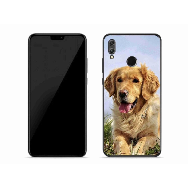 Gél tok mmCase a Honor 8X készülékhez - arany retriever