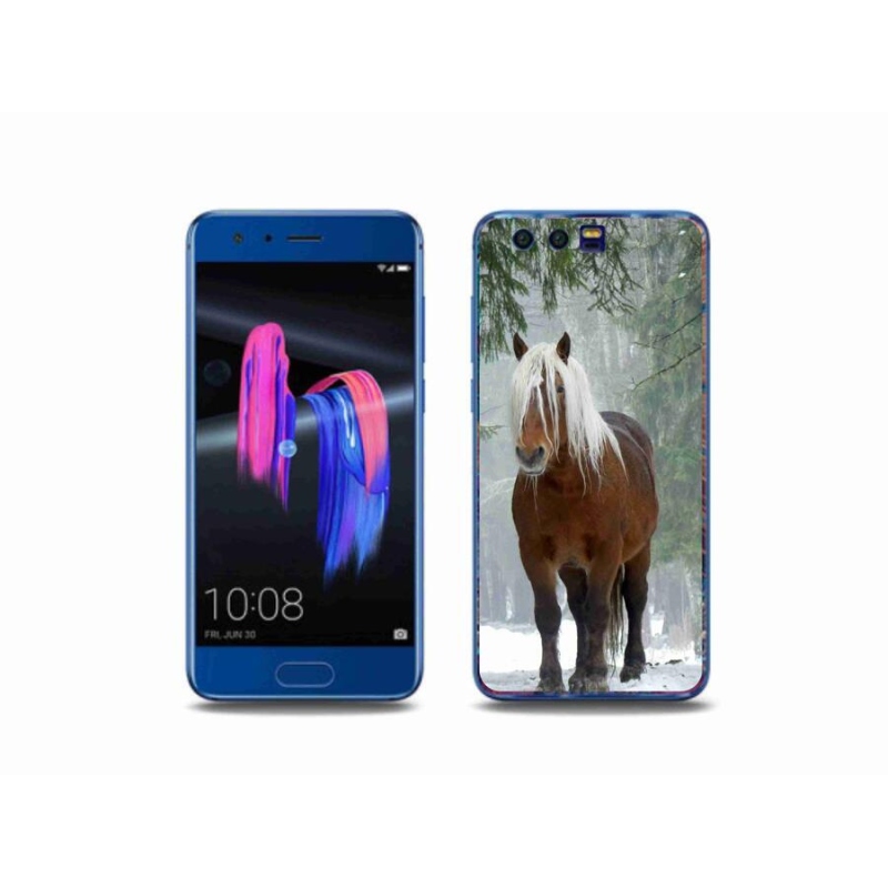 Gél tok mmCase a Honor 9 számára - ló az erdőben