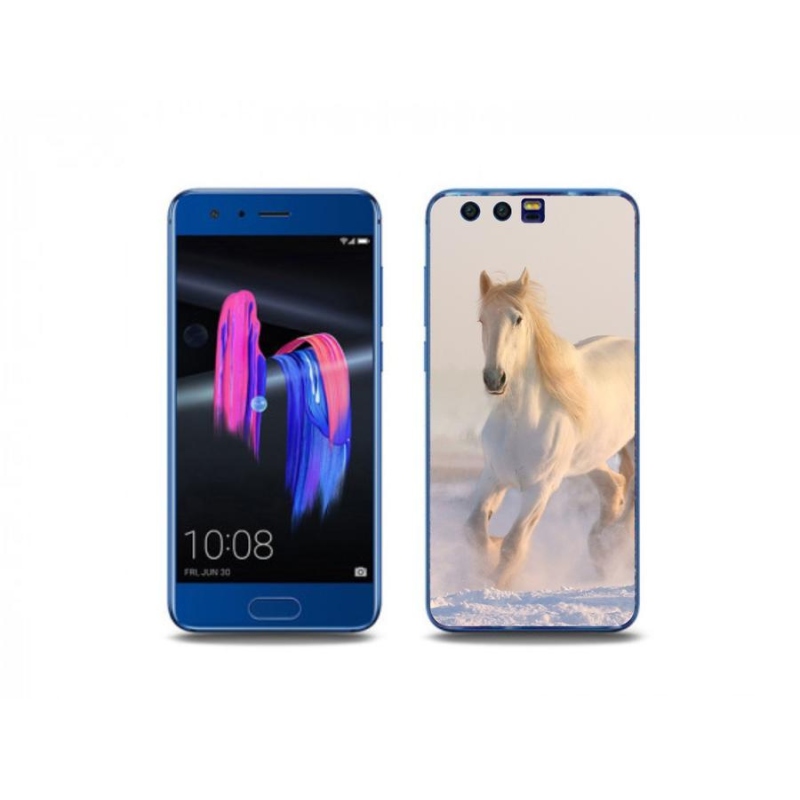 Gél tok mmCase a Honor 9 számára - ló a hóban