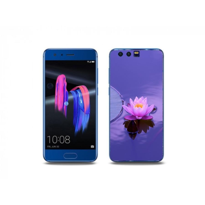 Gél tok mmCase a Honor 9-hez - virág a felületen