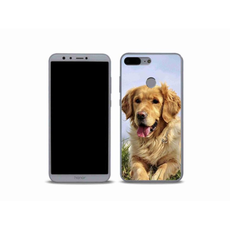 Gél tok mmCase a Honor 9 Lite készülékhez - arany retriever