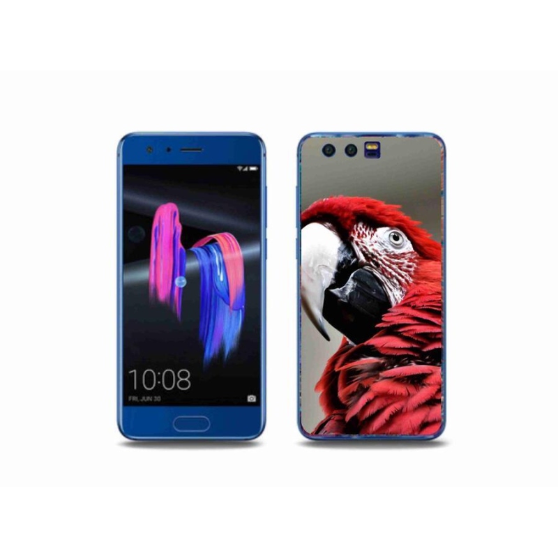 Gél tok mmCase a Honor 9-hez - papagáj ara piros