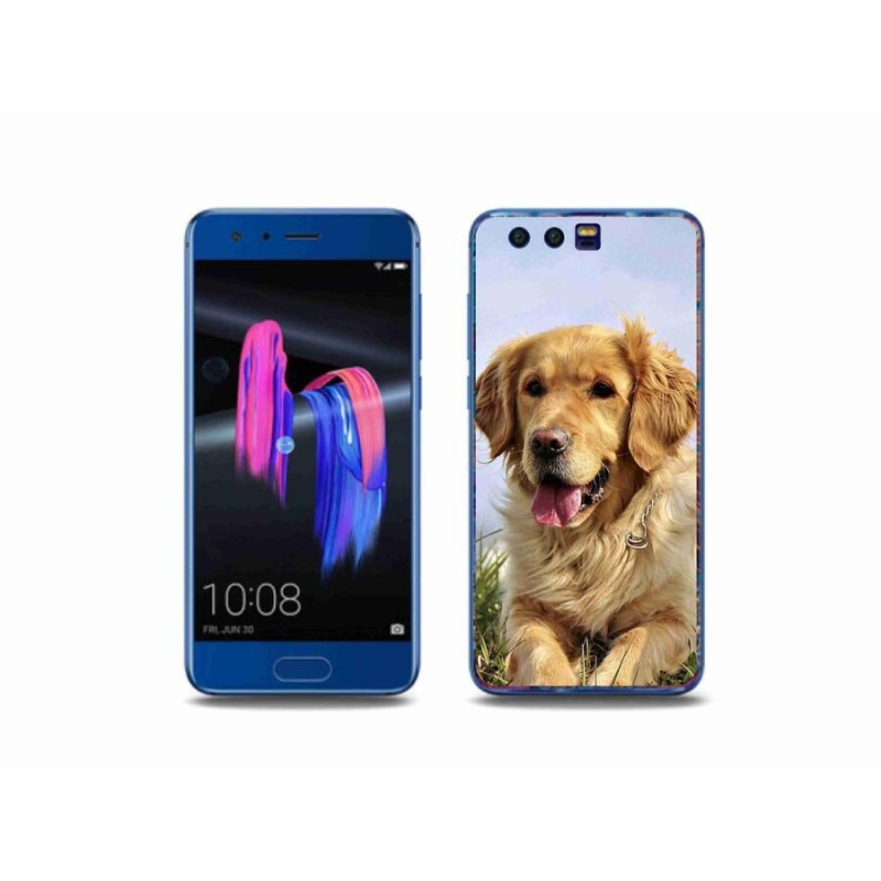 Gél tok mmCase a Honor 9 számára - arany retriever