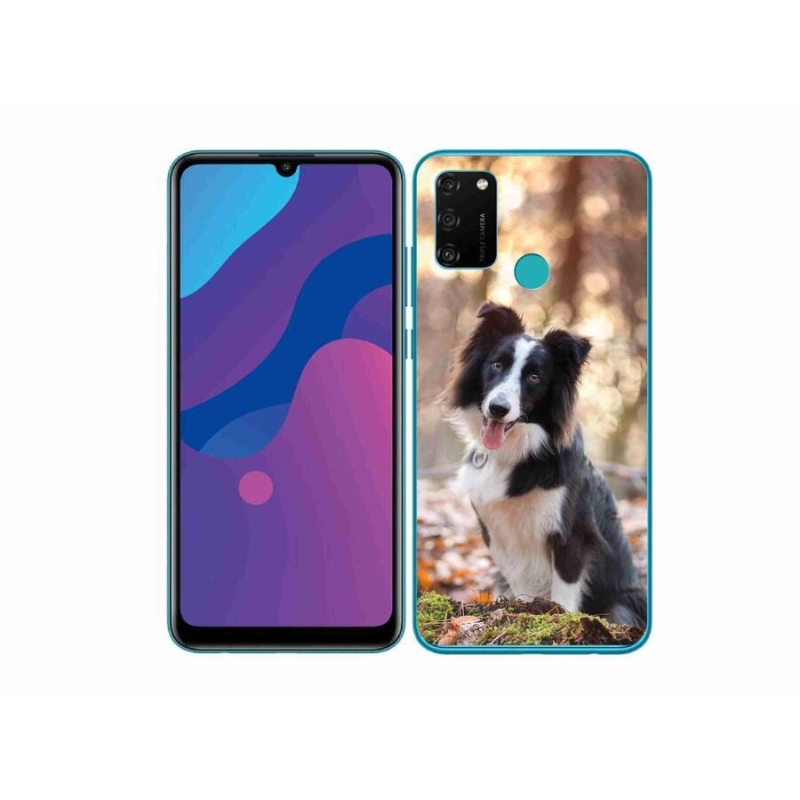 Gél tok mmCase a Honor 9A számára - border colie 1