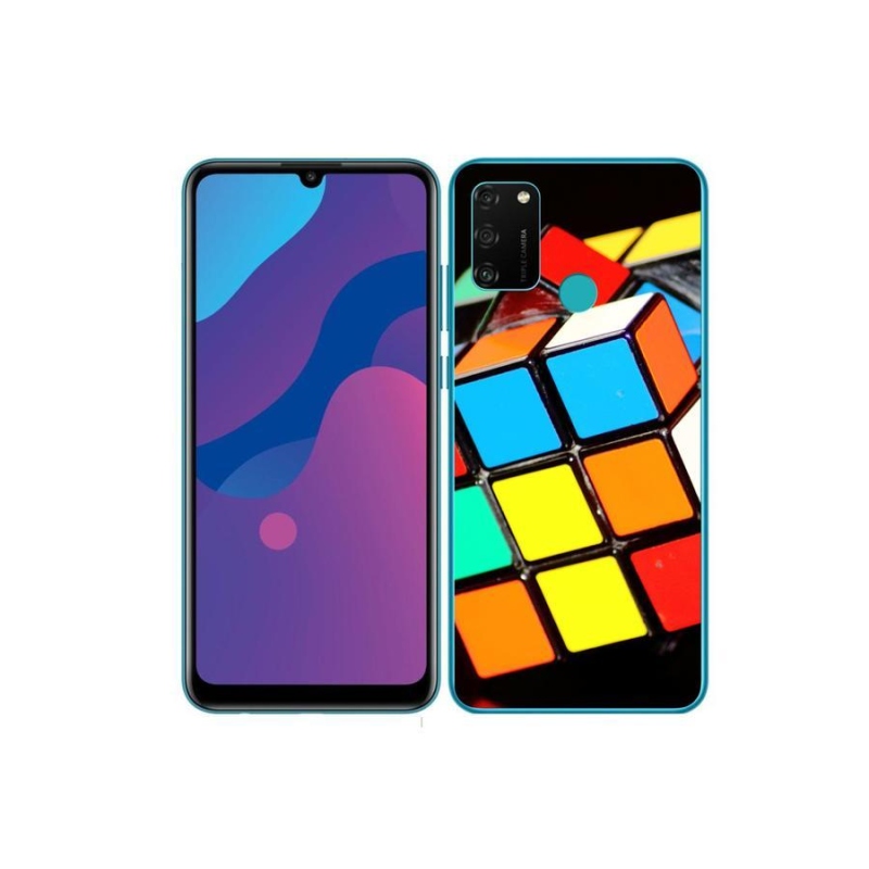 Gél tok mmCase a Honor 9A számára - Rubik-kocka