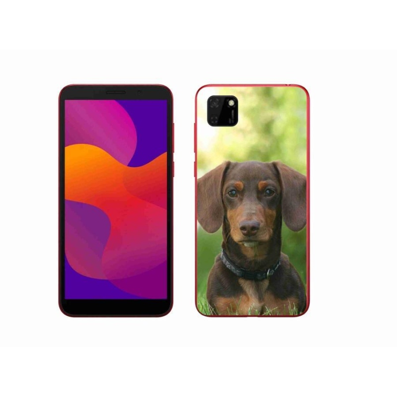 Gél tok mmCase a Honor 9S számára - barna tacskó