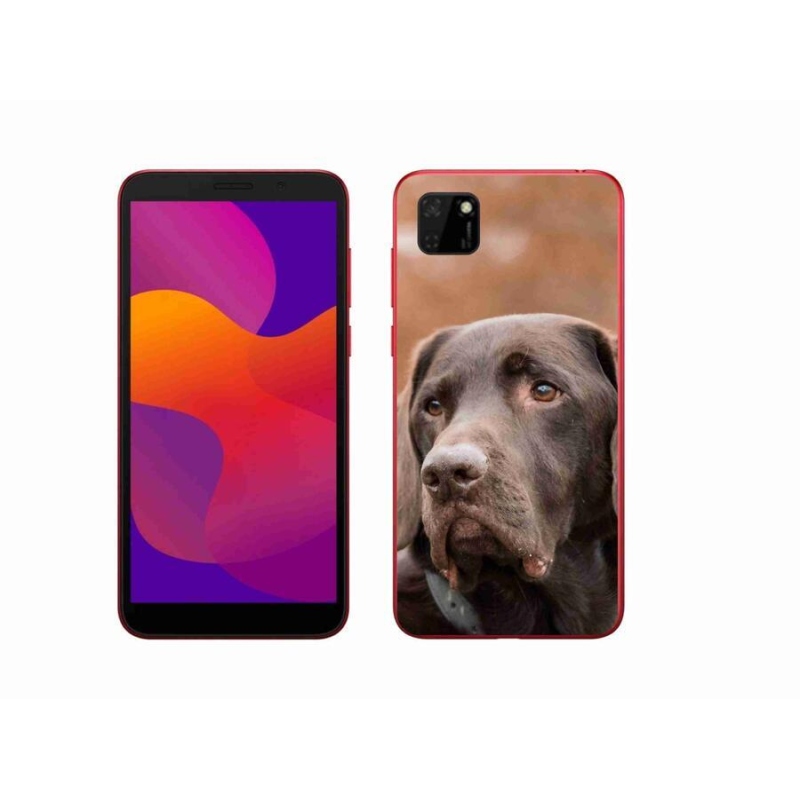 Gél tok mmCase a Honor 9S-hez - barna labrador