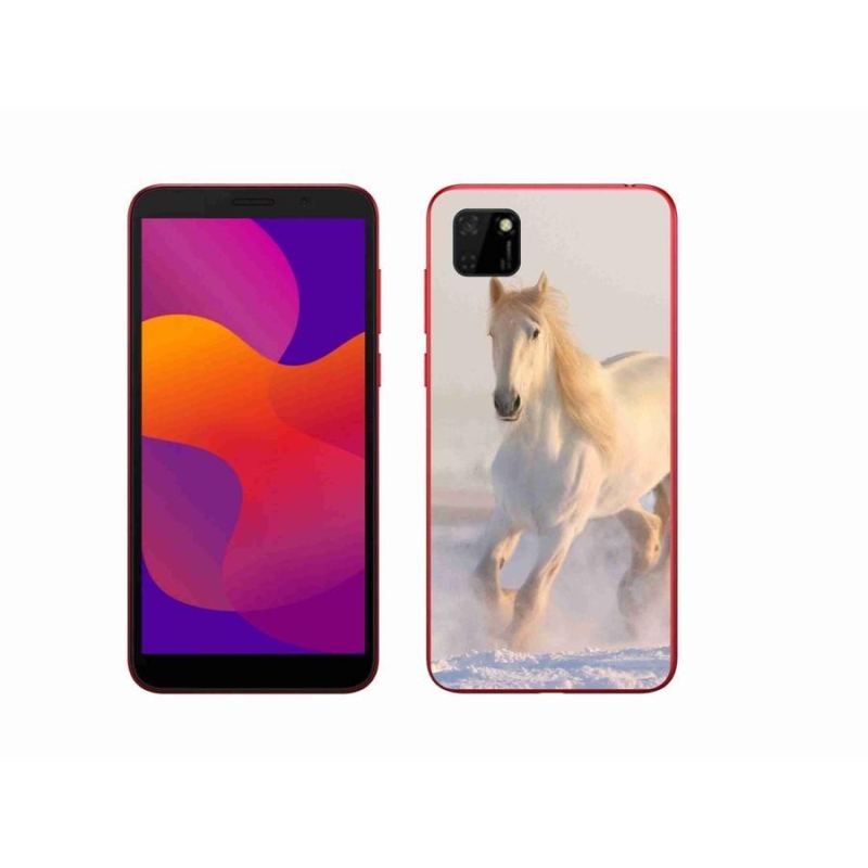 Gél tok mmCase a Honor 9S számára - ló a hóban