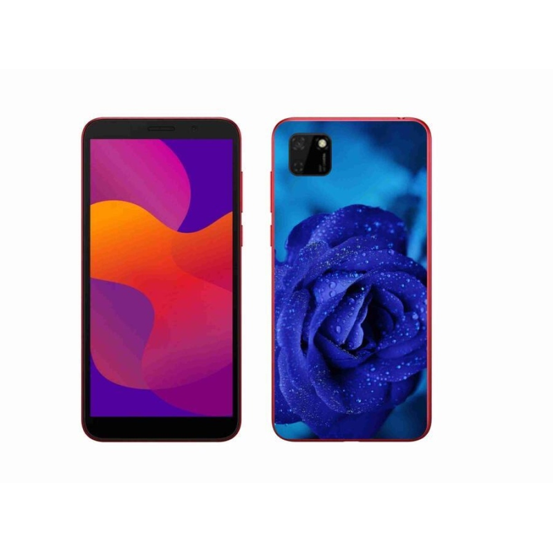 Gél tok mmCase a Honor 9S-hez - kék rózsa