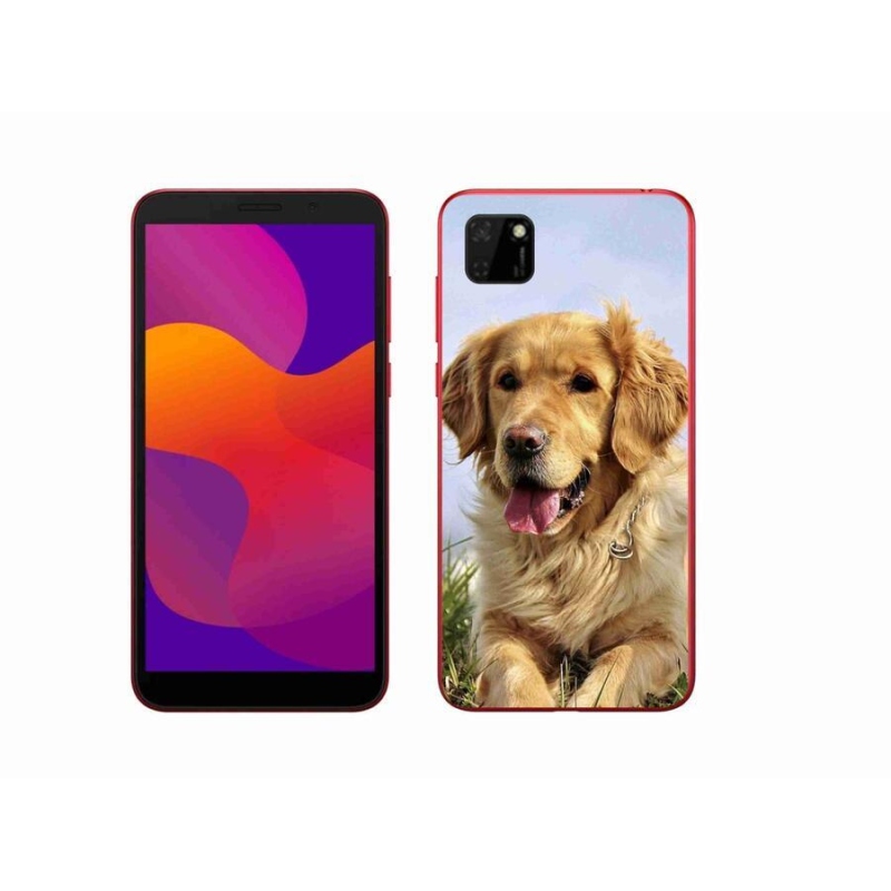 Gél tok mmCase a Honor 9S számára - arany retriever