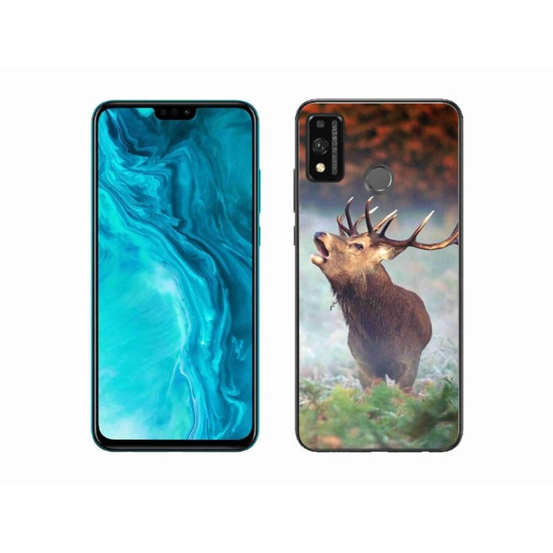 Gél tok mmCase a Honor 9X Lite készülékhez - szarvas 2