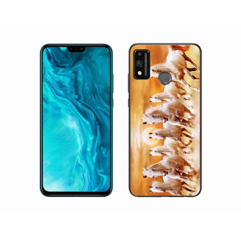 Gél tok mmCase a Honor 9X Lite-hoz - 2 ló
