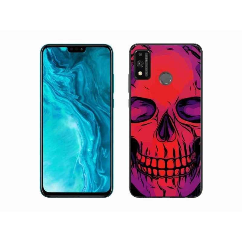 Gél tok mmCase a Honor 9X Lite készülékhez - koponya