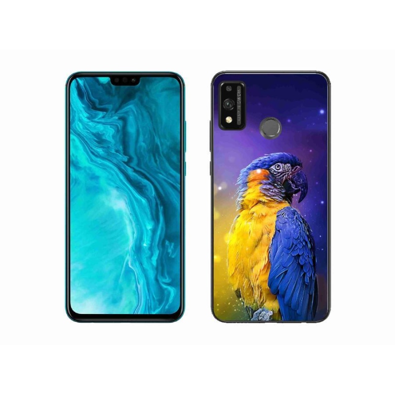 Gél tok mmCase a Honor 9X Lite készülékhez - papagáj ara 1