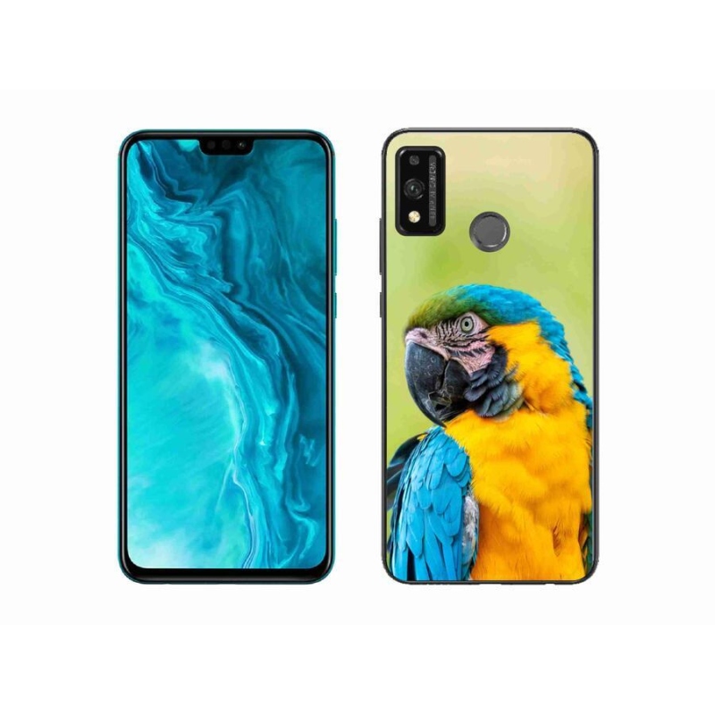 Gél tok mmCase a Honor 9X Lite készülékhez - papagáj ara 2