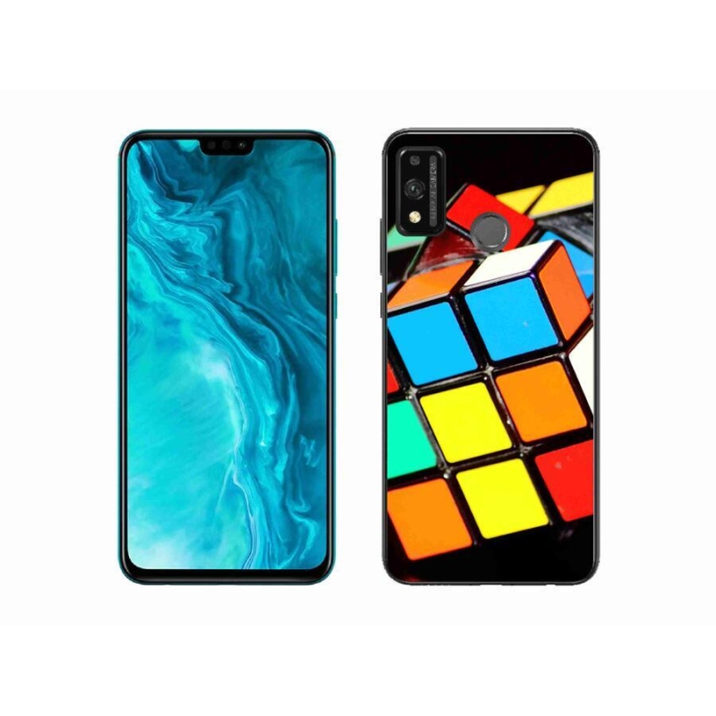Gél tok mmCase a Honor 9X Lite készülékhez - Rubik-kocka