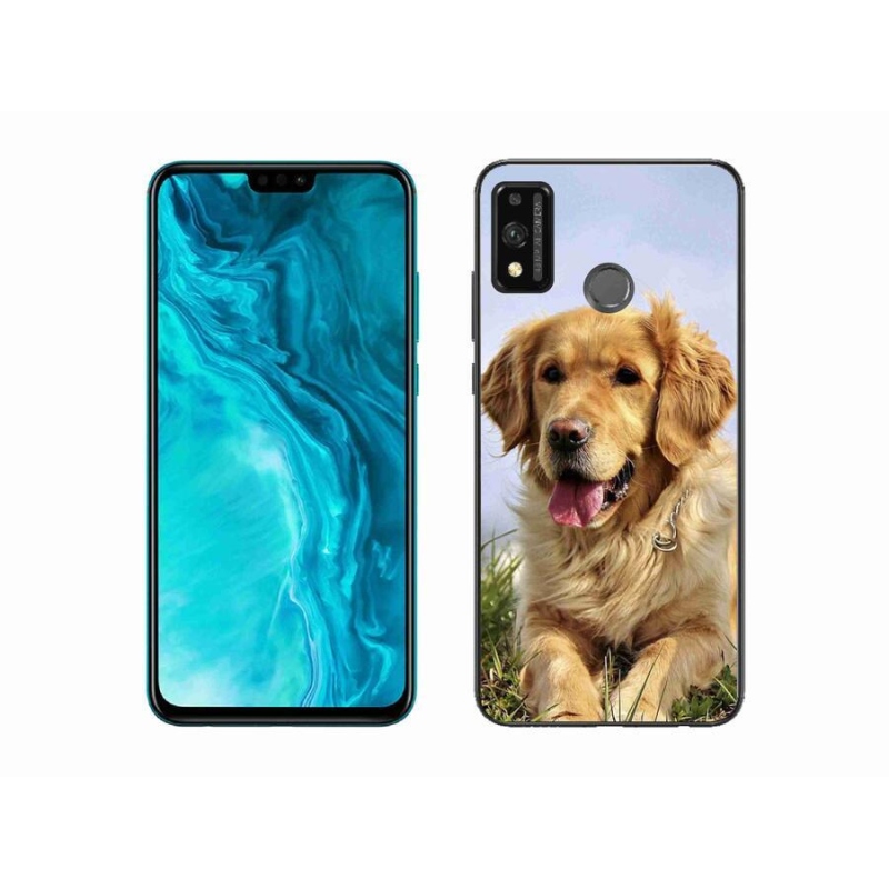 Gél tok mmCase a Honor 9X Lite készülékhez - arany retriever