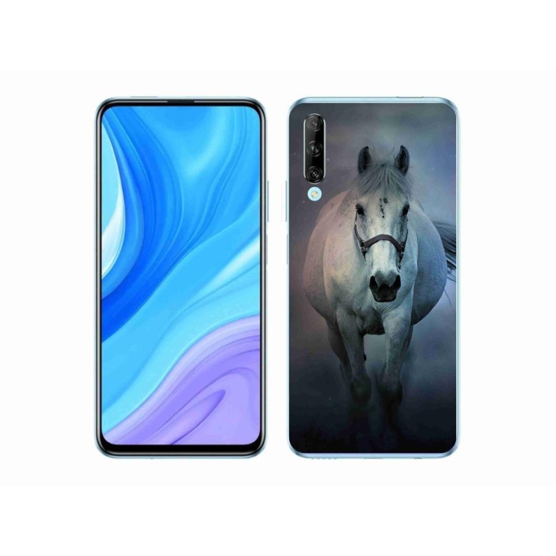 Gél tok mmCase a Honor 9X Pro számára - futó fehér ló