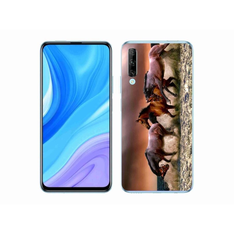 Gél tok mmCase a Honor 9X Pro-hoz - lovak 1