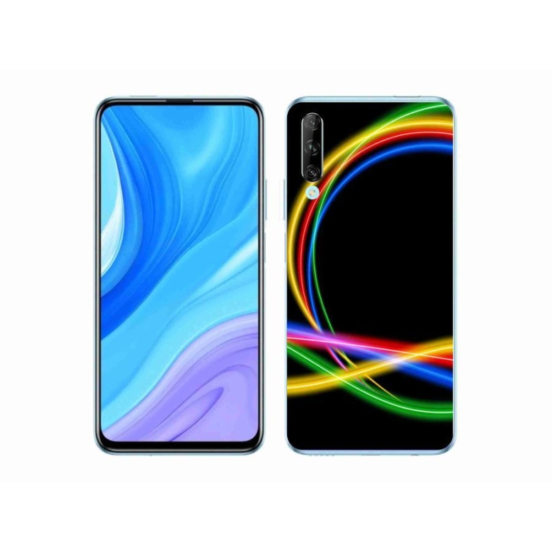 Gél tok mmCase a Honor 9X Pro számára - neon körök