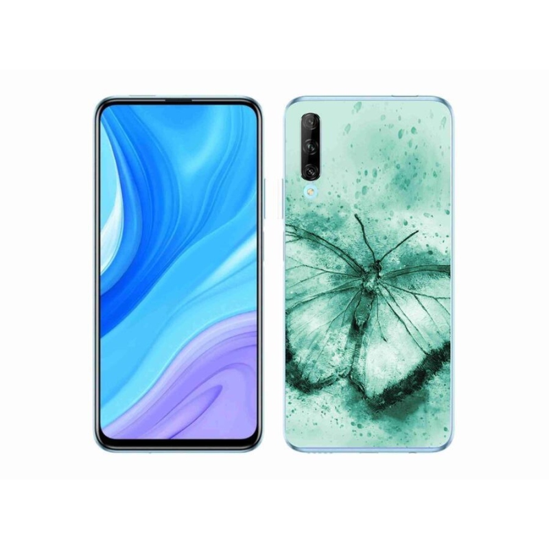Gél tok mmCase a Honor 9X Pro készülékhez - zöld pillangó