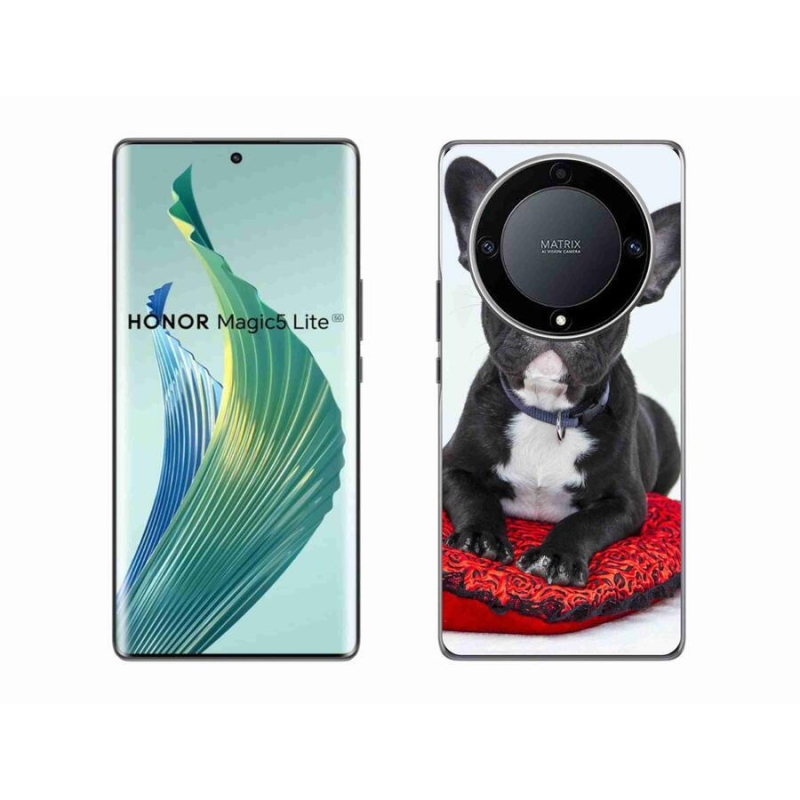 Gél tok mmCase a Honor Magic 5 Lite 5G számára - bulldog