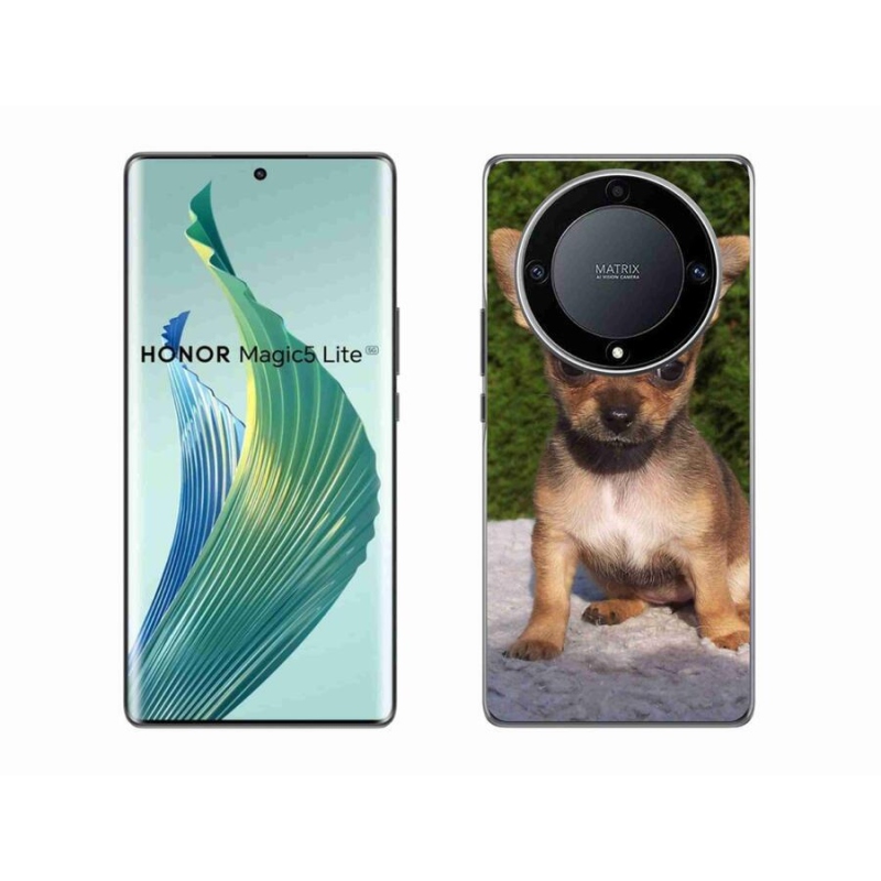 Gél tok mmCase a Honor Magic 5 Lite 5G számára - chihuahua 3