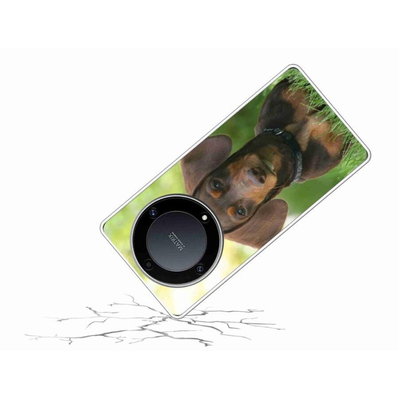 Gél tok mmCase a Honor Magic 5 Lite 5G készülékhez - barna tacskó