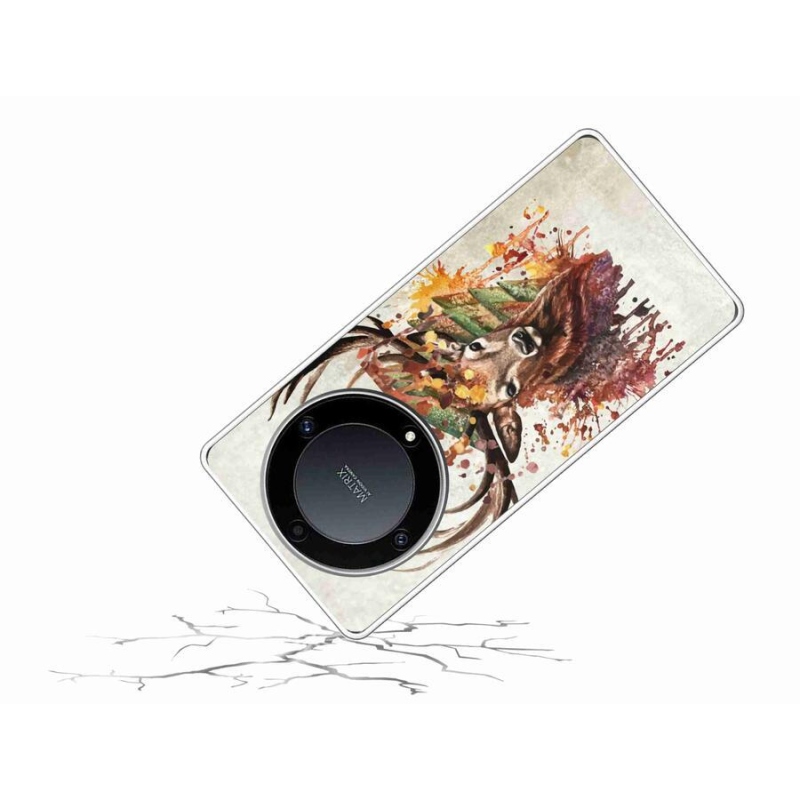 Gél tok mmCase a Honor Magic 5 Lite 5G számára - szarvas 1
