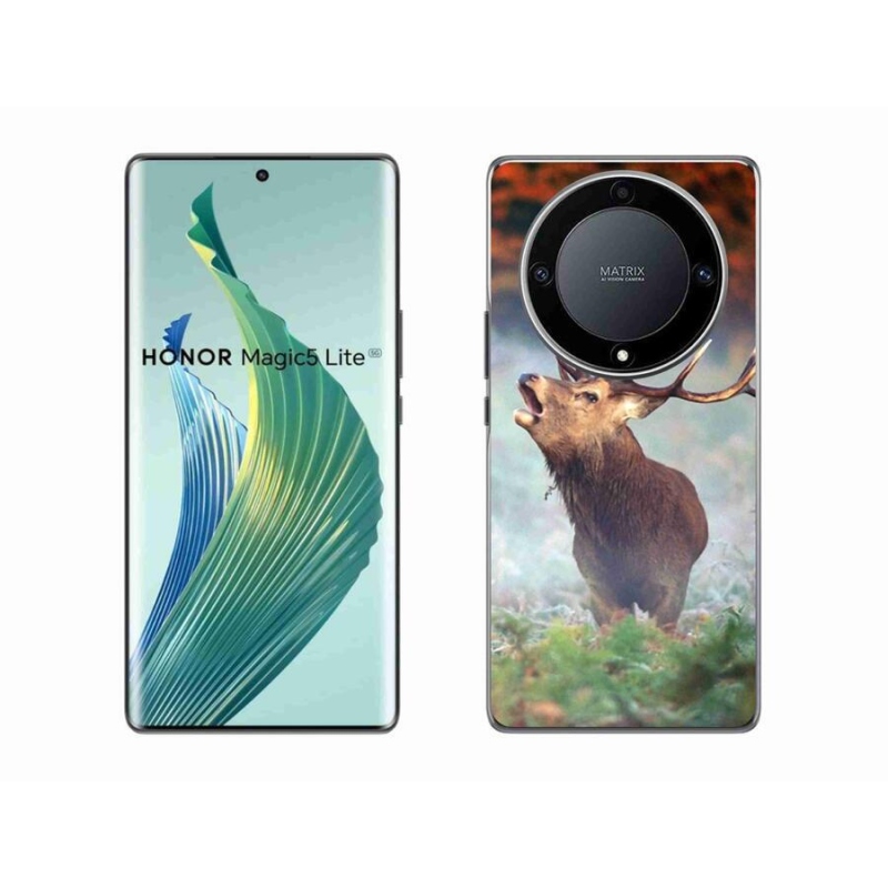 Gél tok mmCase a Honor Magic 5 Lite 5G számára - szarvas 2