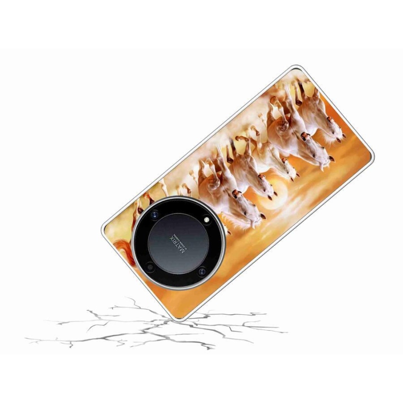 Gél tok mmCase a Honor Magic 5 Lite 5G számára - lovak 2