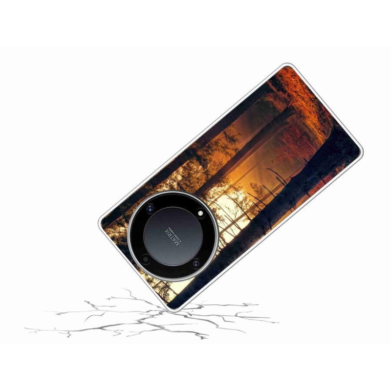 Gél tok mmCase a Honor Magic 5 Lite 5G számára - erdő