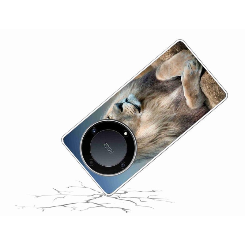 Gél tok mmCase a Honor Magic 5 Lite 5G számára - Lion 1
