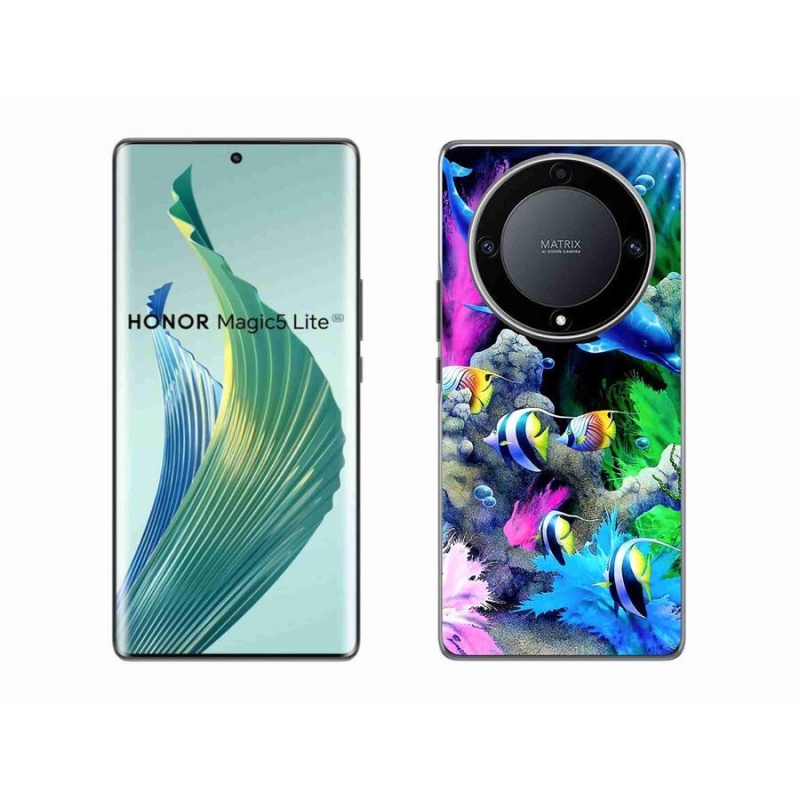 Gél tok mmCase a Honor Magic 5 Lite 5G készülékhez - Sea World