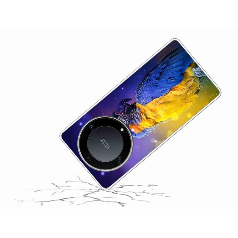 Gél tok mmCase a Honor Magic 5 Lite 5G számára - papagáj ara 1