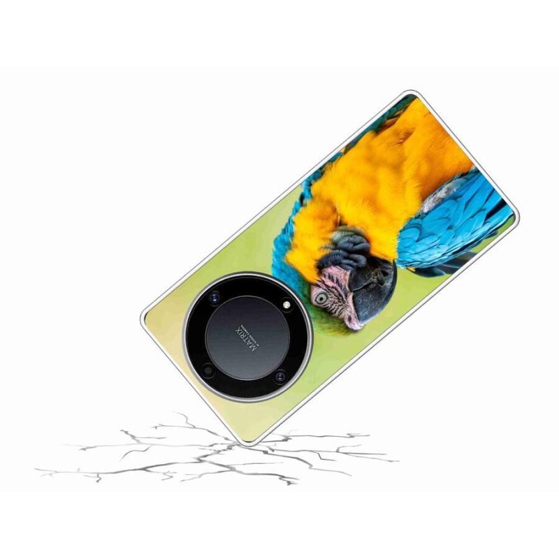 Gél tok mmCase a Honor Magic 5 Lite 5G számára - papagáj ara 2