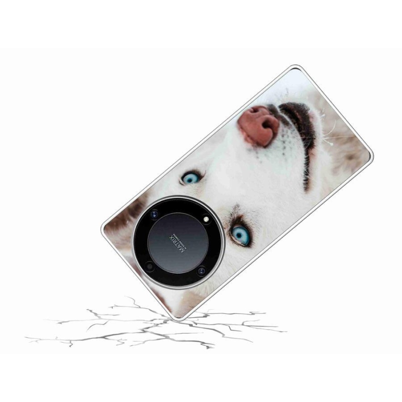 Gél tok mmCase a Honor Magic 5 Lite 5G készülékhez - kutyaszemmel nézve