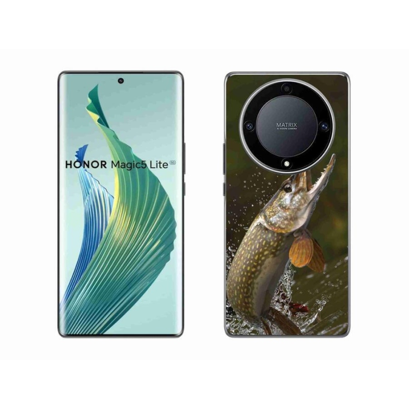 Gél tok mmCase a Honor Magic 5 Lite 5G számára - csuka