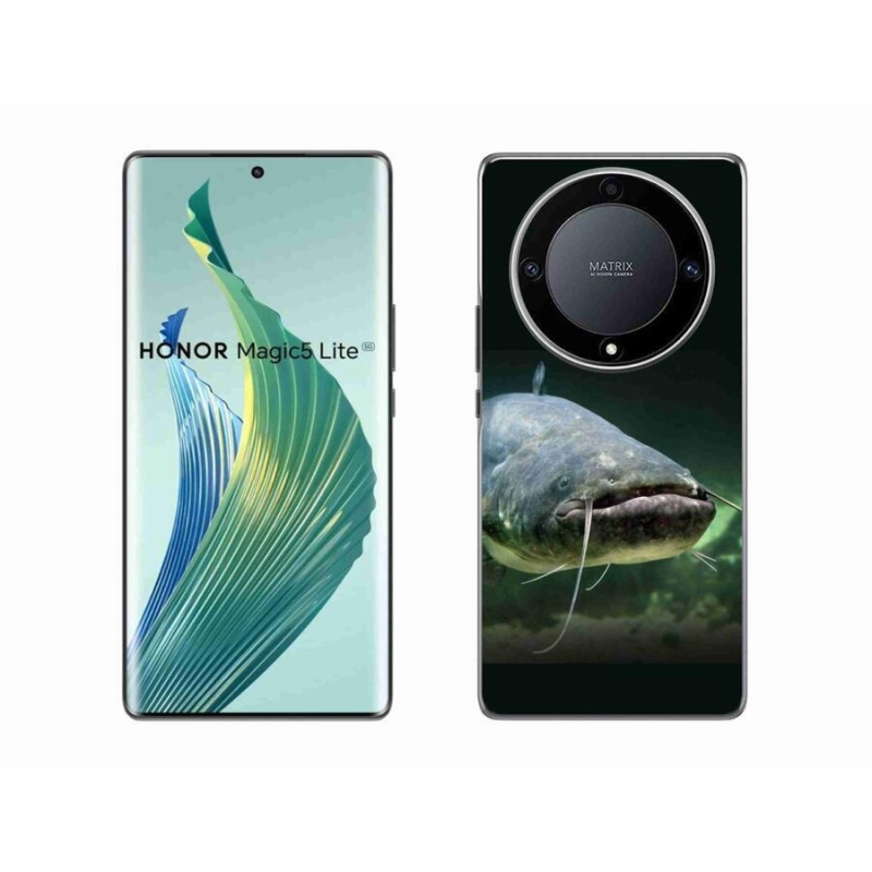 Gél tok mmCase a Honor Magic 5 Lite 5G számára - harcsa