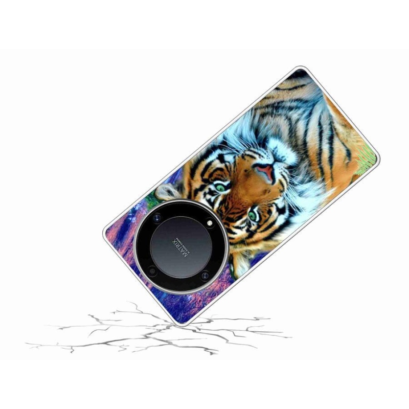 Gél tok mmCase a Honor Magic 5 Lite 5G számára - tigris