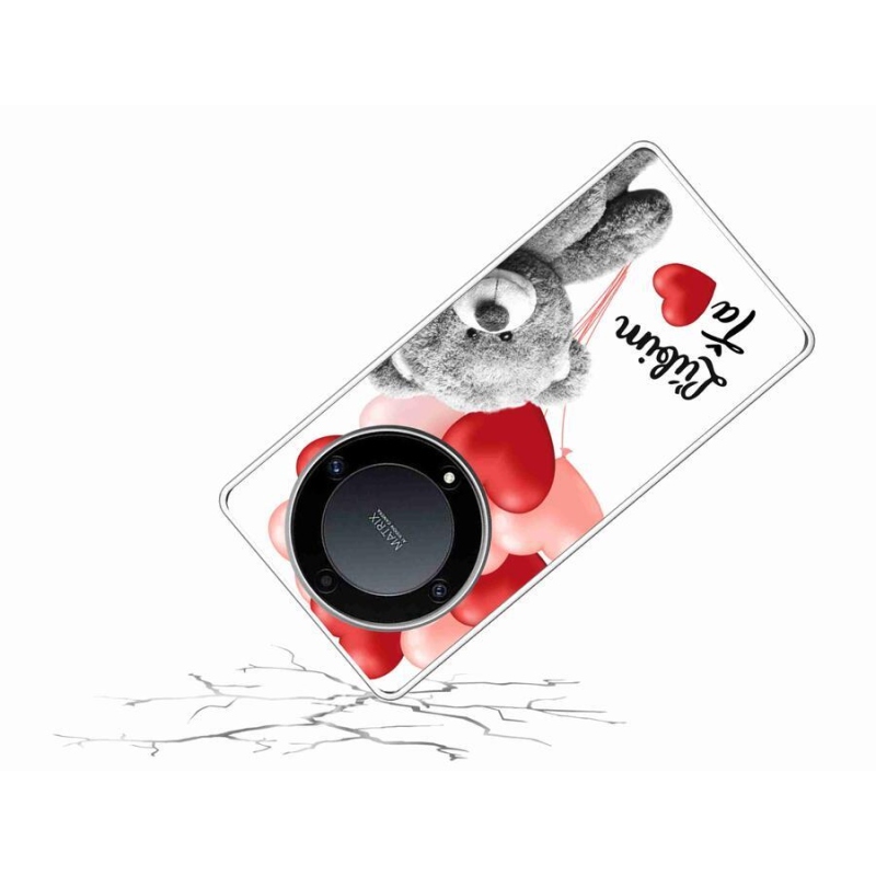 Gél tok mmCase a Honor Magic 5 Lite 5G számára - I love you en